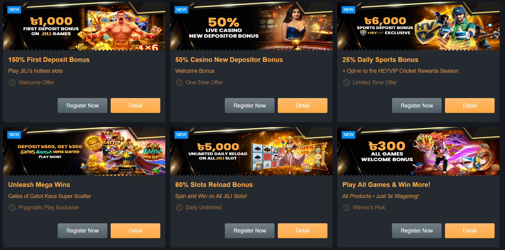 bonuses JeetBangla casino